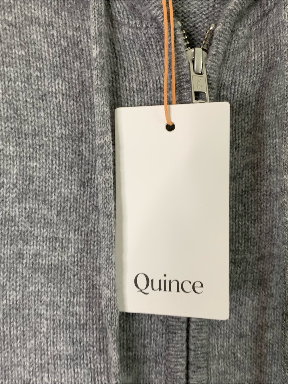 Quince Mens 100% Mongolian cashmere full zip hooded sweater XL NWT - Picture 5 of 11